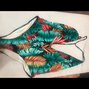 Tropical One piece bathing suit !!!